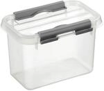 sunware&reg; Aufbewahrungsbox Q-line 0,8 l - 15,0 x 10,0 x 10,3 cm transparent