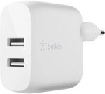 Belkin BoostCharge 24W 2x USB-A Ladeger&auml;t, wei&szlig;