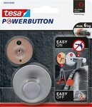tesa Handtuchhaken Powerbutton Classic rund silber