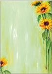 SIGEL Sunflower Motivpapier DIN A4 90 g/m&sup2;