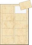 SIGEL Visitenkarten 225 g/m&sup2; satiniert marmor-beige