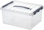 sunware&reg; Aufbewahrungsbox Q-line 15,0 l - 40,0 x 30,0 x 18,0 cm transparent
