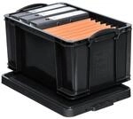 Really Useful Box Aufbewahrungsbox 48,0 l - 61,0 x 40,2 x 31,5 cm schwarz