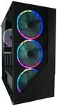 LC Power Gaming-PC Geh&auml;use LC-803B-ON Midi-Tower schwarz