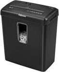 Fellowes Powershred P-30C Aktenvernichter mit Partikelschnitt bis 6 Blatt schwarz