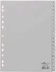 DURABLE A-Z Ordnerregister A4 - 20-teilig - grau