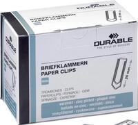 DURABLE B&uuml;roklammern Metall silber