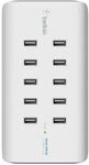 Belkin RockStar 120 W 10x USB-A Ladestation, wei&szlig;