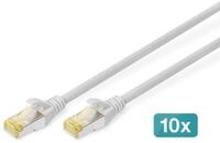 Digitus CAT 6A S/FTP Patchkabel, 10 St&uuml;ck
