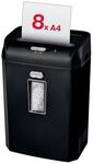 Rexel ProMax REX823 Aktenvernichter mit Partikelschnitt bis 8 Blatt schwarz