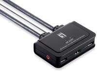 LevelOne KVM-0290 2-Port USB HDMI Cable KVM Switch