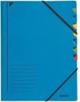 LEITZ 3907 Ordnungsmappe DIN A4 7 -Fach blau