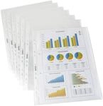 herlitz Prospekth&uuml;llen DIN A4 0,05 mm glasklar