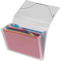 VELOFLEX F&auml;chermappe DIN A4 12-Fach transparent
