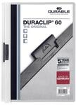 DURABLE Klemmhefter Duraclip DIN A4 wei&szlig;