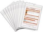 DURABLE Sichttaschen DIN A6 transparent genarbt 0,17 mm - 10 St&uuml;ck