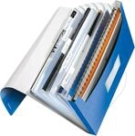 LEITZ F&auml;chermappe DIN A4 6-Fach blau