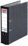 herlitz Ordner R&uuml;ckenbreite 8 cm DIN A4 Karton schwarz marmoriert