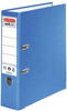 Herlitz 10841393, herlitz Ordner Rückenbreite 8 cm DIN A4 Karton blau 1 St. = 1 St.