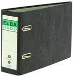 ELBA Ordner R&uuml;ckenbreite 7.5 cm DIN A5 quer Karton schwarz marmoriert