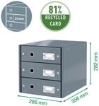 LEITZ Solid 1112 Ordner Kunststoff 8,2 cm DIN A4 - wei&szlig;