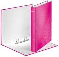 LEITZ Ringbuch 2-Ringe DIN A4 4 cm pink