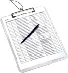 herlitz Klemmbrett DIN A4 glasklar