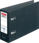 herlitz Ordner R&uuml;ckenbreite 7.5 cm DIN A5 quer Karton schwarz