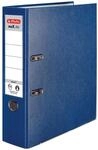 herlitz Ordner R&uuml;ckenbreite 8 cm DIN A4 Kunststoff blau