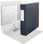LEITZ Ordner R&uuml;ckenbreite 8.2 cm DIN A4 stabile Pappe samtgrau