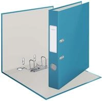 LEITZ Ordner R&uuml;ckenbreite 5.2 cm DIN A4 stabile Pappe sanftes blau