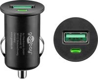goobay 18W USB-A Kfz-Ladeger&auml;t, schwarz