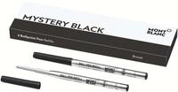MONTBLANC Kugelschreibermine Mystery Black 0,6 mm Schwarz