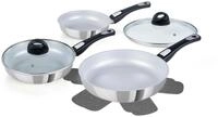 Genius Cerafit Steel Pfannen-Set silber