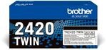 Brother Original TN-2420 Toner - schwarz Doppelpack (TN2420TWIN)