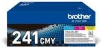 Brother Original TN-241 Toner - 3er Multipack (TN241CMY)