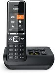 Gigaset Comfort 550A Schnurlostelefon mit Anrufbeantworter schwarz