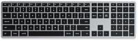 SATECHI Tastatur kabellos Slim X3 grau, silber