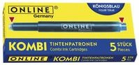 ONLINE&reg; Tintenpatronen f&uuml;r F&uuml;ller k&ouml;nigsblau