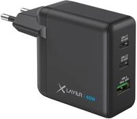 XLAYER 65W USB-A, 2x USB-C Ladeger&auml;t, schwarz