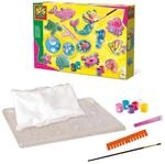 SES Creative&reg; Gipsgie&szlig;en-Set Glitzer Meerestiere mehrfarbig