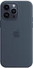Apple Silikon Case mit MagSafe für Apple iPhone 14 Pro Max, Sturmblau