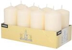 PAPSTAR Stumpenkerzen 10 cm creme