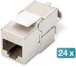 Digitus CAT 6A Keystone Modul, geschirmt, 24 St.