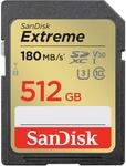 SanDisk Extreme SD UHS-I Speicherkarte 512GB SDSDXVV-512G-GNCIN SanDisk Extreme SD UHS-I Speicherkarte 512GB SDSDXVV-512G-GNCIN
