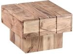 WOHNLING WL1.756 Beistelltisch Akazie 44 cm x 44 cm x 30 cm