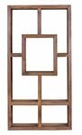 WOHNLING B&uuml;cherregal WL1.375 MUMBAI Massiv-Holz Sheesham 90 x 180 cm