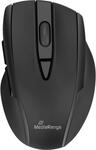 MediaRange MROS217 Maus ergonomisch kabellos schwarz