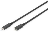 Digitus USB Type-C Verl&auml;ngerungskabel, Type-C - C