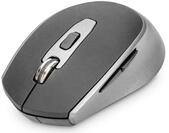 Digitus kabellose Maus, Schwarz/Grau